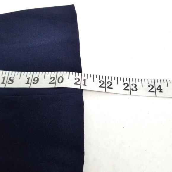 Suits Us Navy Polka Dot Blazer Skirt Suit Set Size 9/10 Professional Y2K Preppy - Picture 10 of 15